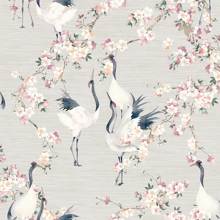 Arthouse Harumi wallpaper, color Light Grey, SKU AH924800