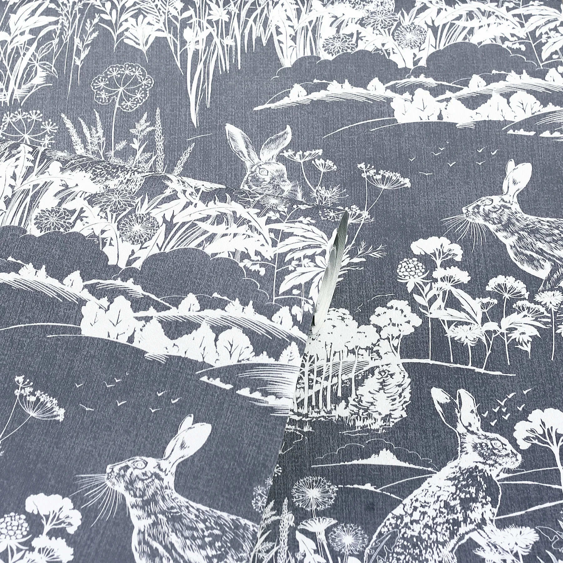 Arthouse Hattie - Navy Wallpaper | Buy Online Arthouse Hattie wallpaper, color Navy, SKU AH909606