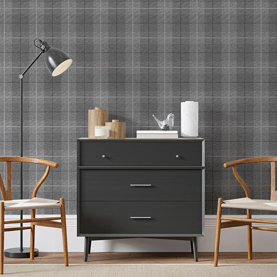 Arthouse Hector wallpaper, color Charcoal, SKU AH294900
