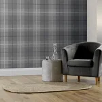 Arthouse Hector wallpaper, color Charcoal, SKU AH294900