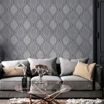 Arthouse Ignatius - Charcoal Wallpaper | Buy Online Arthouse Ignatius wallpaper, color Charcoal, SKU AH295100