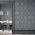 Arthouse Ignatius - Charcoal Wallpaper | Buy Online Arthouse Ignatius wallpaper, color Charcoal, SKU AH295100