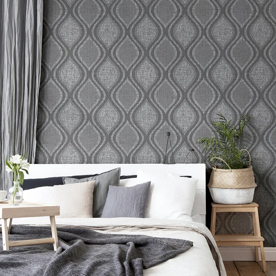 Arthouse Ignatius - Charcoal Wallpaper | Buy Online Arthouse Ignatius wallpaper, color Charcoal, SKU AH295100