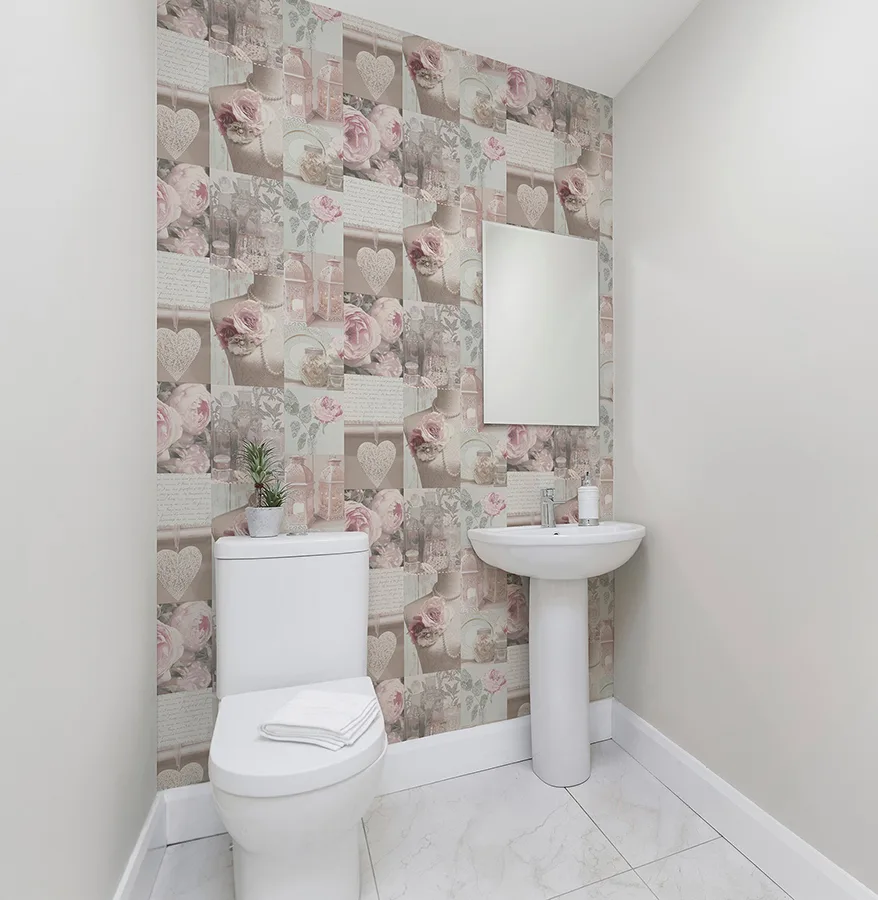 Arthouse Irene wallpaper, color Blush, SKU AH665201