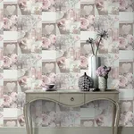 Arthouse Irene wallpaper, color Blush, SKU AH665201