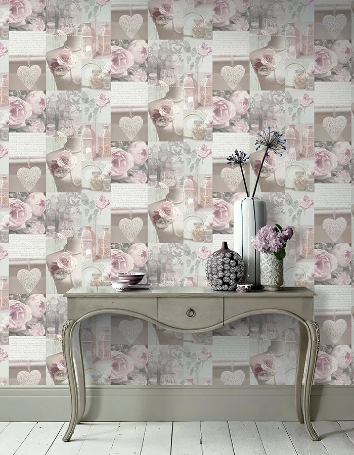 Arthouse Irene wallpaper, color Blush, SKU AH665201