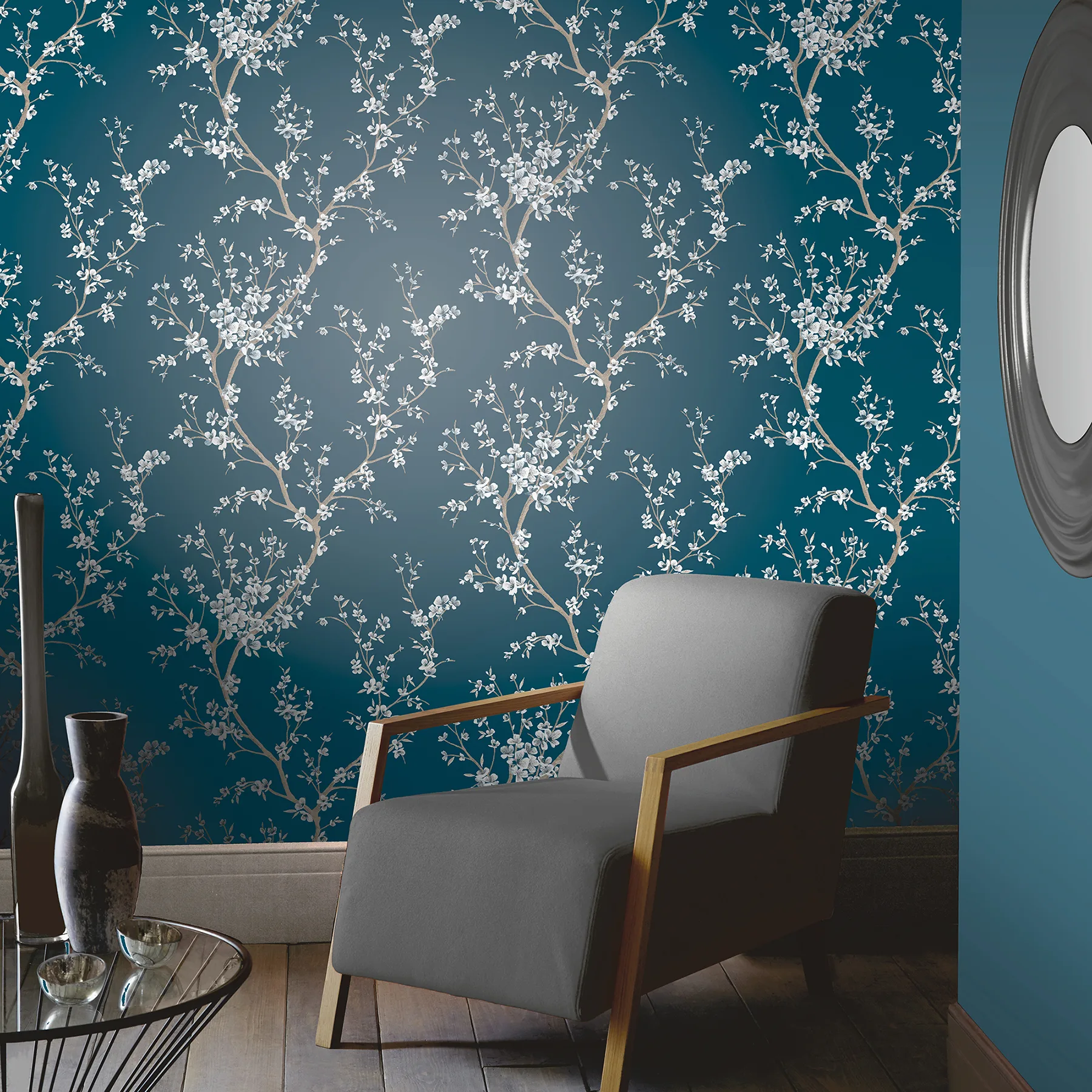 Arthouse Kaia - Blue Wallpaper | Buy Online Arthouse Kaia wallpaper, color Blue, SKU AH692805