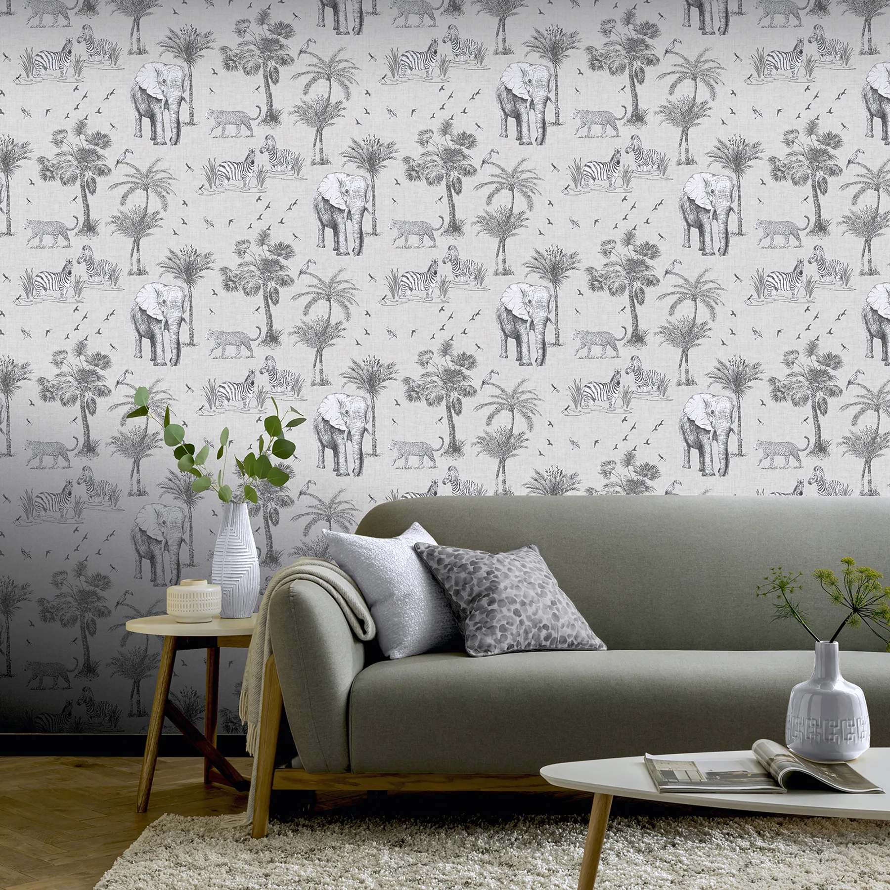 Arthouse Lionel - Grey Wallpaper | Buy Online Arthouse Lionel wallpaper, color Grey, SKU AH908902