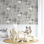 Arthouse Lionel - Grey Wallpaper | Buy Online Arthouse Lionel wallpaper, color Grey, SKU AH908902