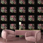 Arthouse Lucinda - Black Wallpaper | Buy Online Arthouse Lucinda wallpaper, color Black, SKU AH922804