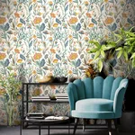 Arthouse Mallory wallpaper, color Blue, SKU AH100381AH