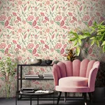 Arthouse Mallory - Pink Wallpaper | Buy Online Arthouse Mallory wallpaper, color Pink, SKU AH100382AH