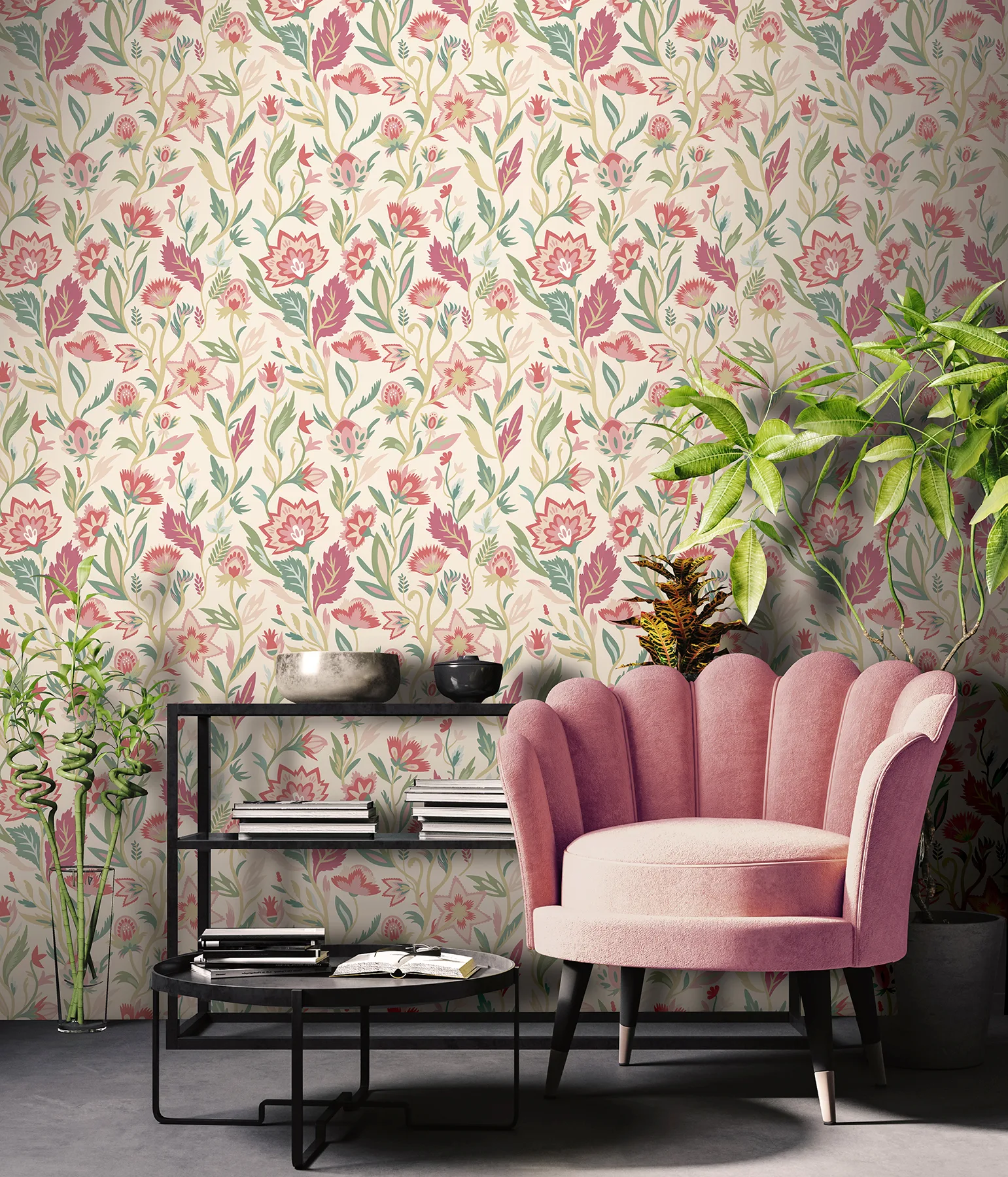 Arthouse Mallory - Pink Wallpaper | Buy Online Arthouse Mallory wallpaper, color Pink, SKU AH100382AH