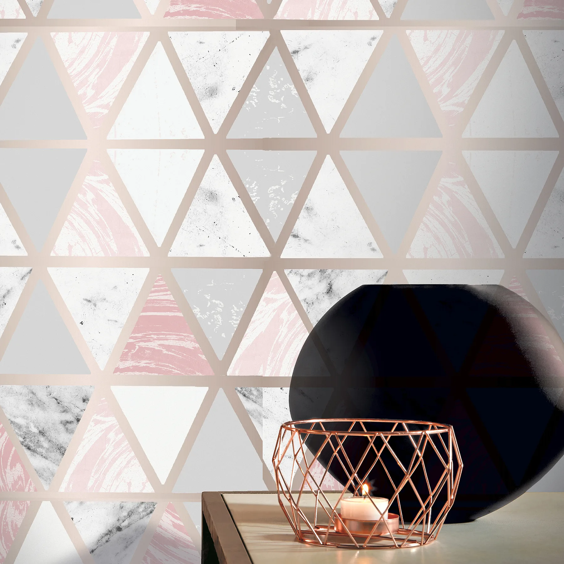 Arthouse Marcy wallpaper, color Pink, SKU AH692205
