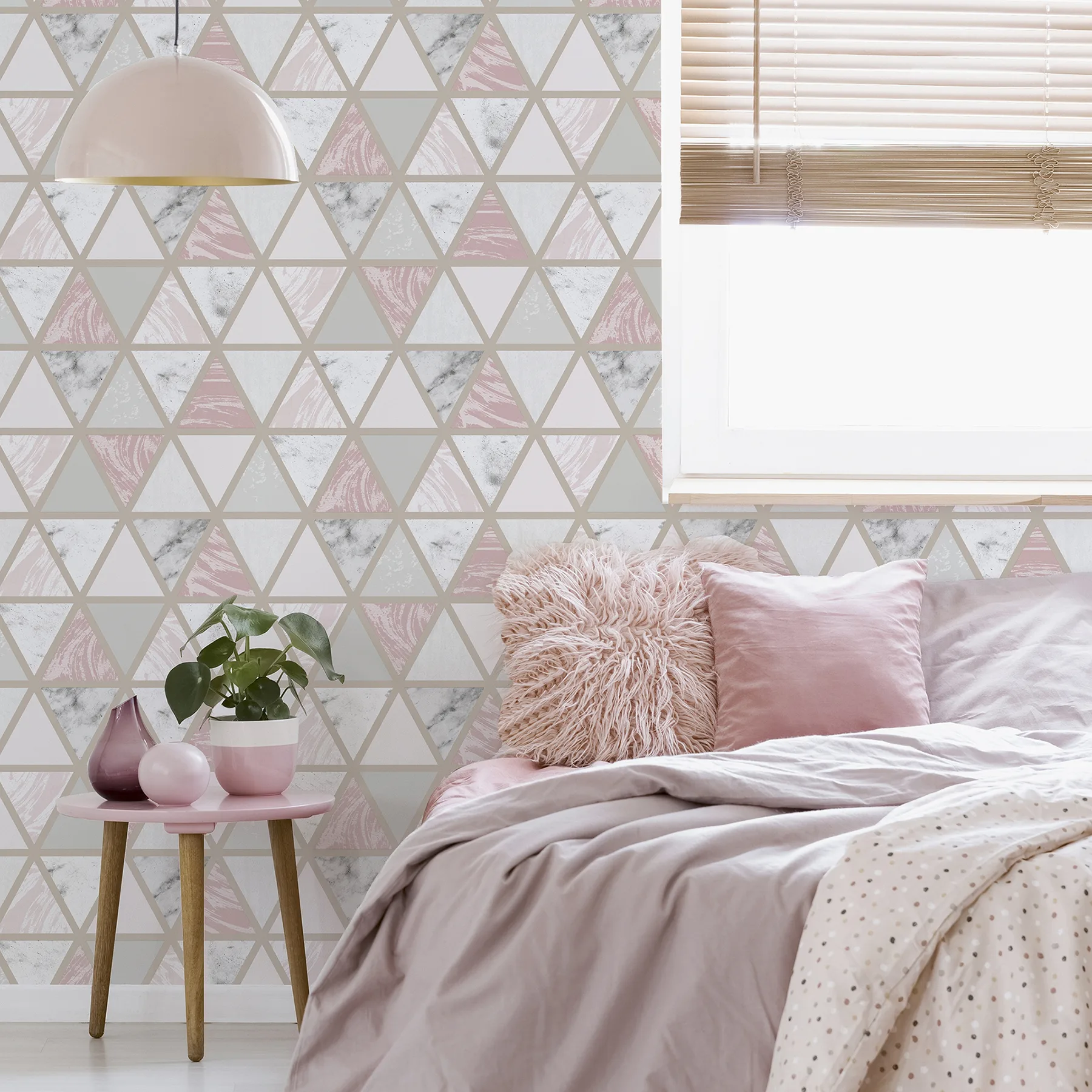Arthouse Marcy wallpaper, color Pink, SKU AH692205