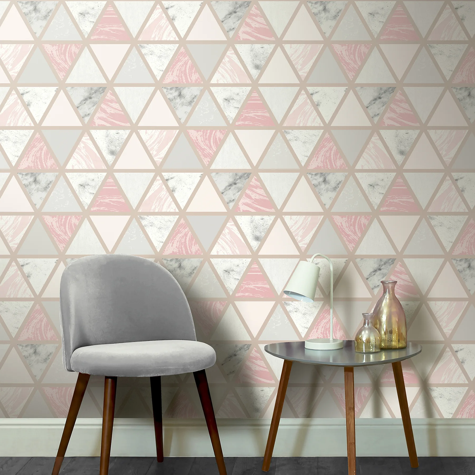 Arthouse Marcy wallpaper, color Pink, SKU AH692205