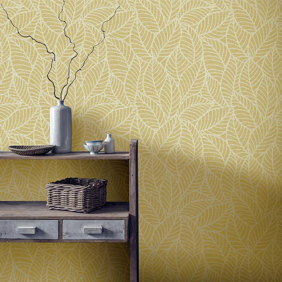Arthouse Mavis wallpaper, color Mustard, SKU AH692506