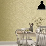Arthouse Mavis wallpaper, color Mustard, SKU AH692506