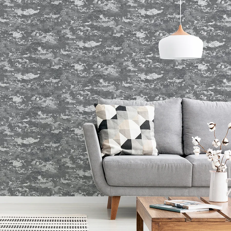 Arthouse Mercer wallpaper, color Dark Grey, SKU AH297601