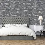 Arthouse Mercer wallpaper, color Dark Grey, SKU AH297601