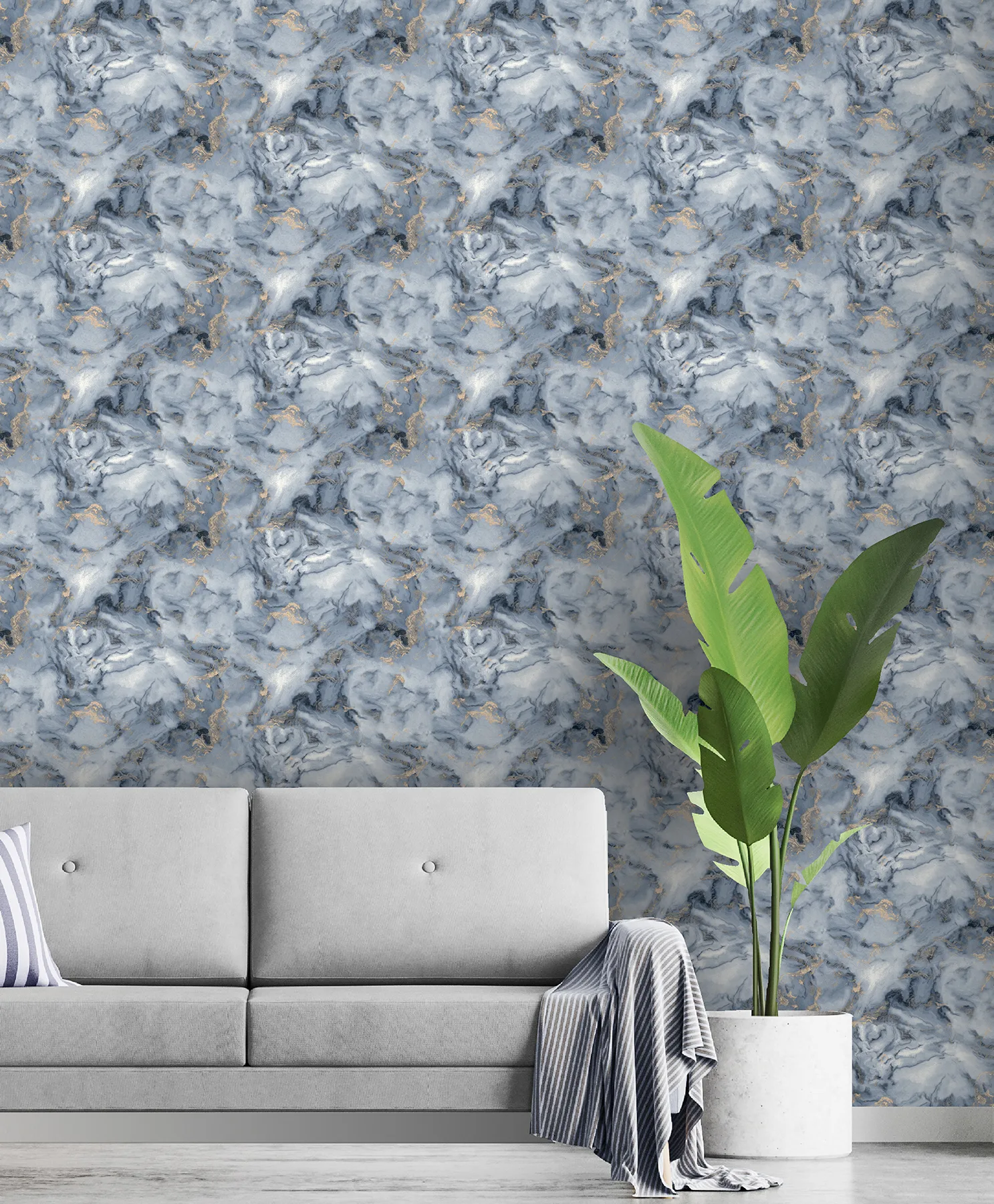 Arthouse Merrick - Navy Wallpaper | Buy Online Arthouse Merrick wallpaper, color Navy, SKU AH923000