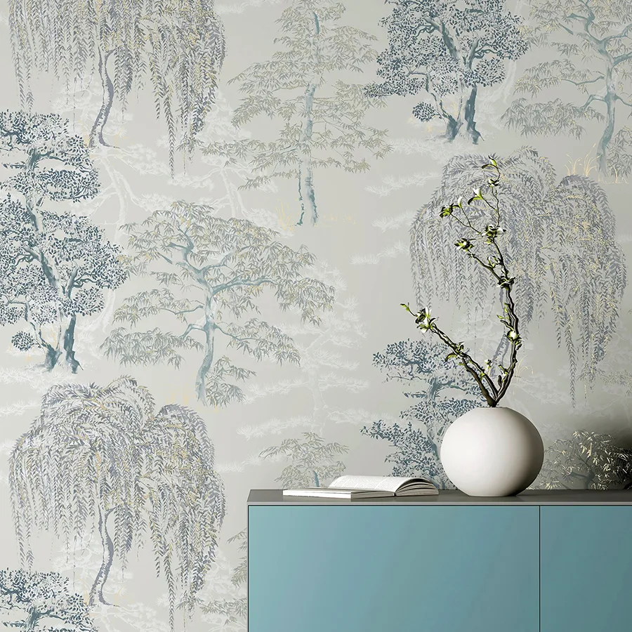 Arthouse Midori wallpaper, color Grey, SKU AH909809