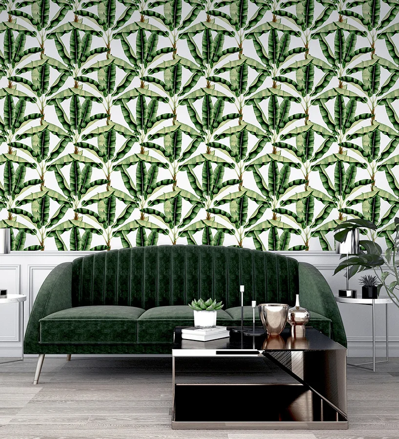 Arthouse Musa wallpaper, color Green, SKU AH909604