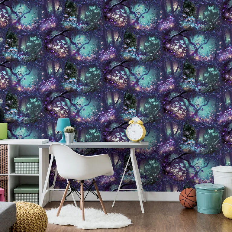 Arthouse Oleda wallpaper, color Dark Blue, SKU AH923804