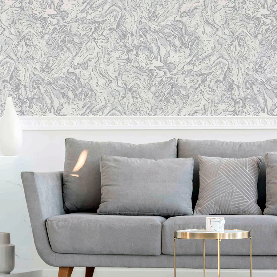 Arthouse Osgood wallpaper, color Grey, SKU AH693901