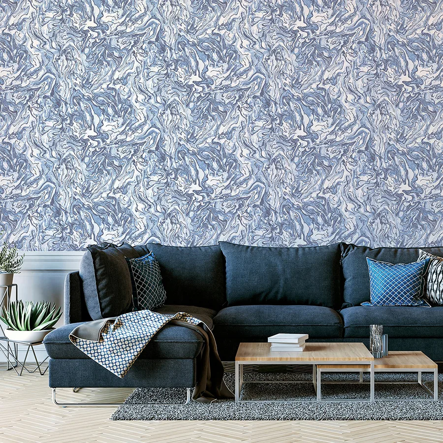 Arthouse Osgood - Navy Wallpaper | Buy Online Arthouse Osgood wallpaper, color Navy, SKU AH693902