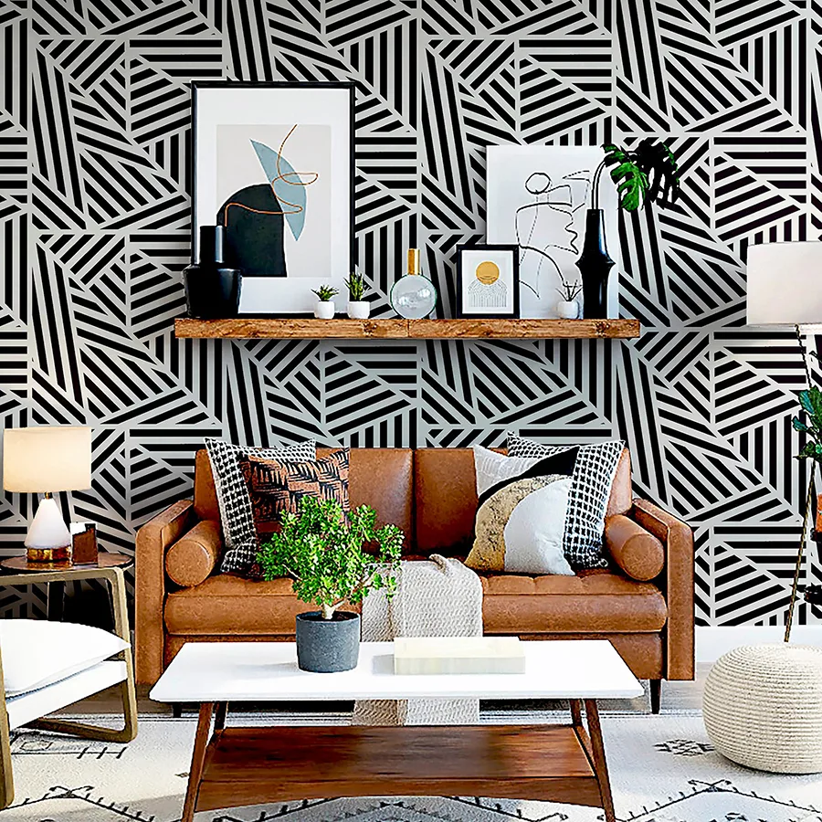 Arthouse Oswald wallpaper, color Black, SKU AH910004