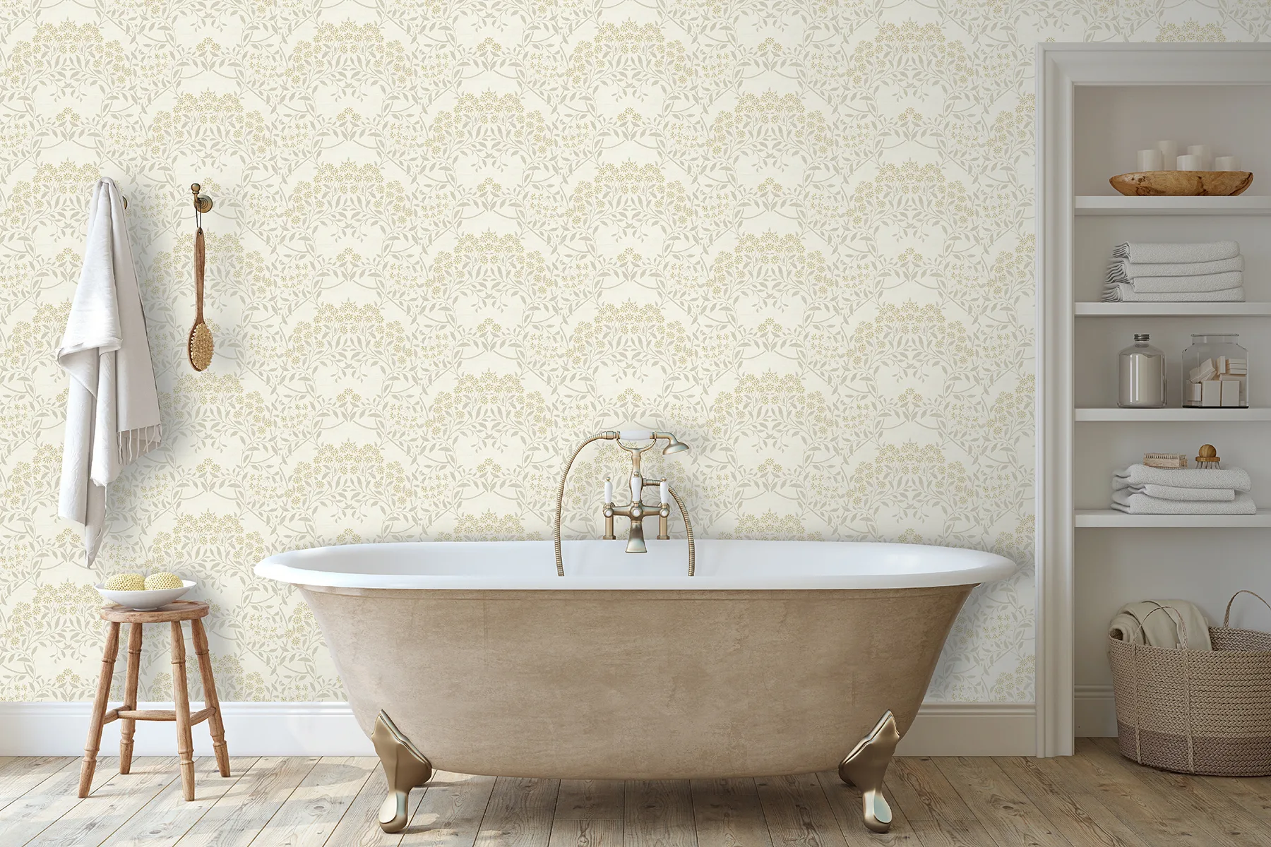 Arthouse Penelope - Light Yellow Wallpaper | Buy Online Arthouse Penelope wallpaper, color Light Yellow, SKU AH100184AH