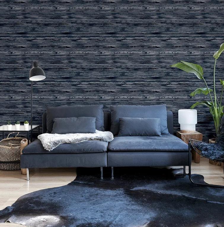 Arthouse Philomena wallpaper, color Denim, SKU AH297700