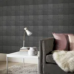 Arthouse Randall - Dark Grey Wallpaper | Buy Online Arthouse Randall wallpaper, color Dark Grey, SKU AH692809