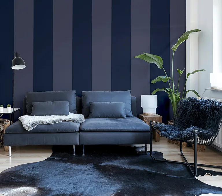 Arthouse Roland wallpaper, color Navy, SKU AH922800