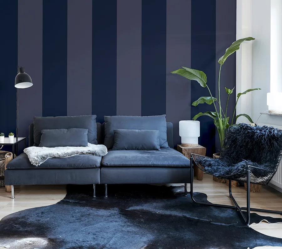 Arthouse Roland wallpaper, color Navy, SKU AH922800