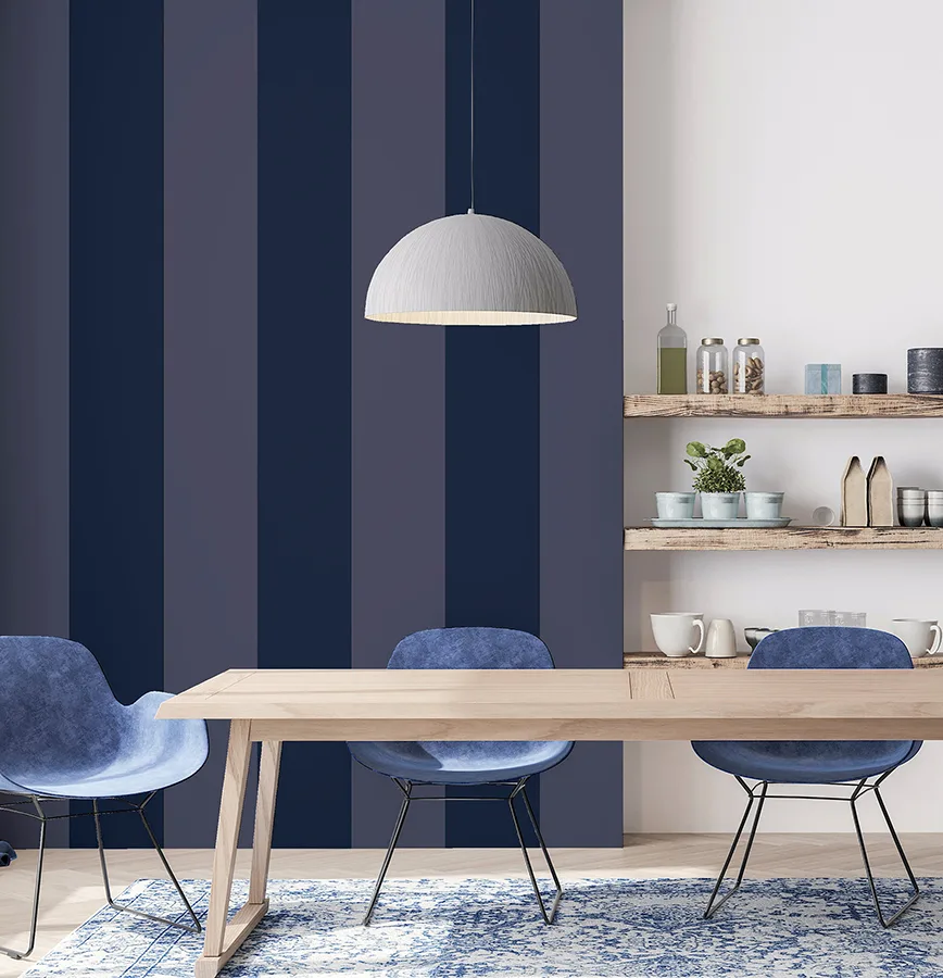 Arthouse Roland wallpaper, color Navy, SKU AH922800