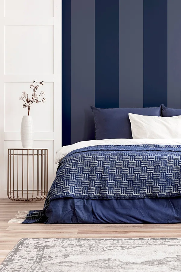 Arthouse Roland wallpaper, color Navy, SKU AH922800