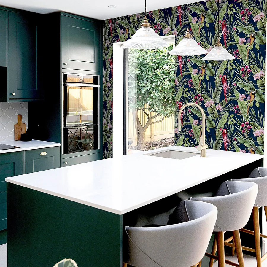 Arthouse Rudy - Navy Wallpaper | Buy Online Arthouse Rudy wallpaper, color Navy, SKU AH297106