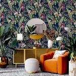 Arthouse Rudy - Navy Wallpaper | Buy Online Arthouse Rudy wallpaper, color Navy, SKU AH297106