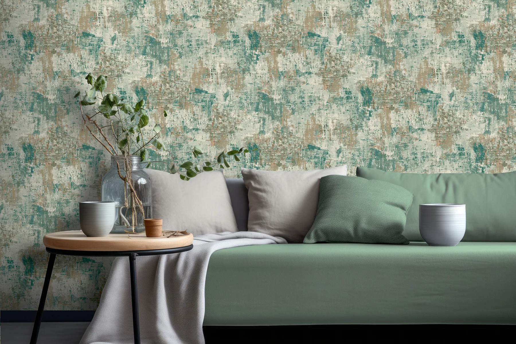 Arthouse Sergio wallpaper, color Green, SKU AH100193AH
