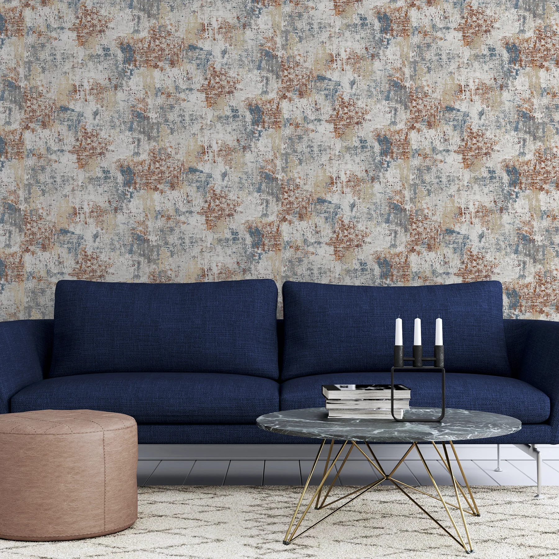 Arthouse Sergio wallpaper, color Rust, SKU AH297406