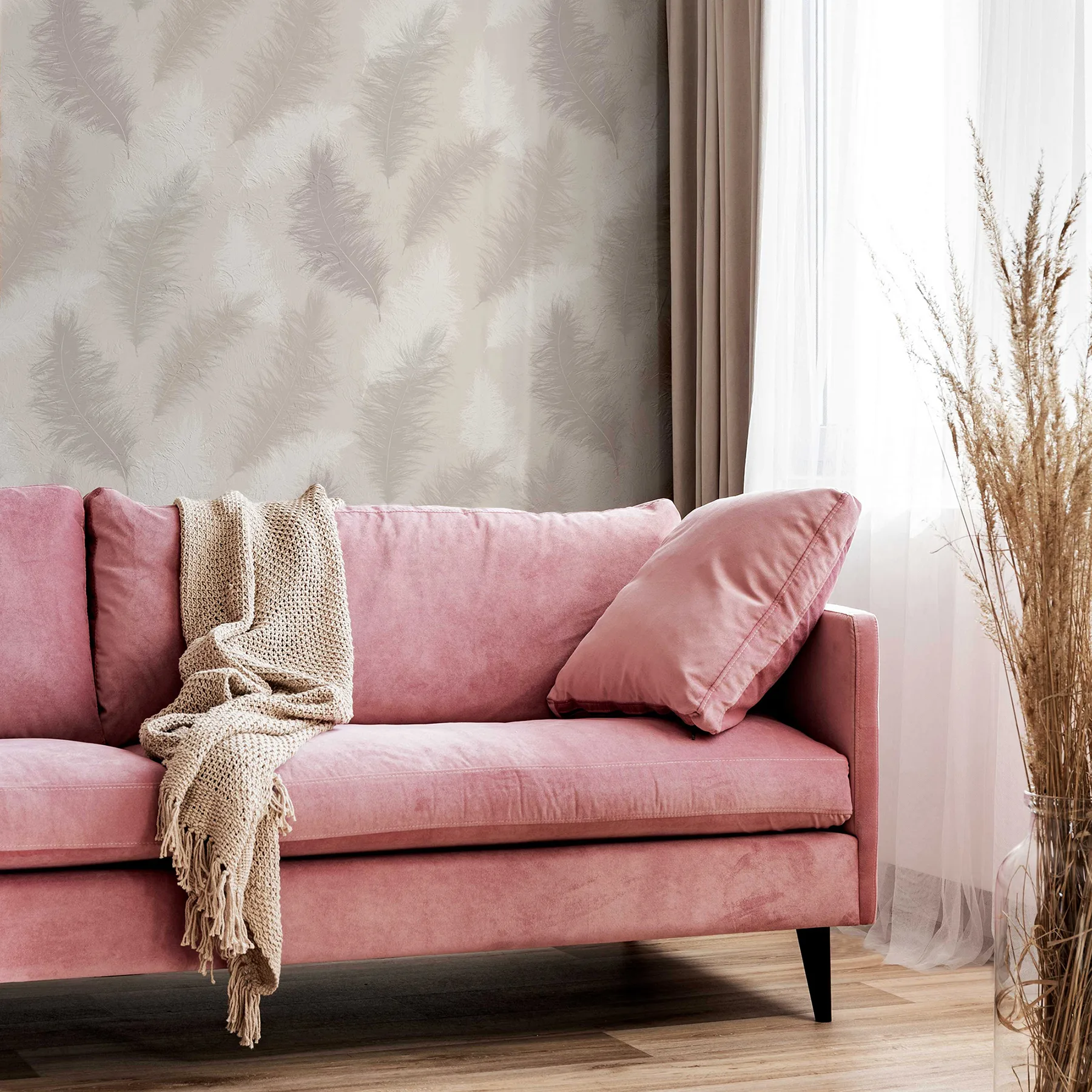 Arthouse Sussurro - Pink Wallpaper | Buy Online Arthouse Sussurro wallpaper, color Pink, SKU AH901706