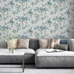 Arthouse Suzume - Teal Wallpaper | Buy Online Arthouse Suzume wallpaper, color Teal, SKU AH924500