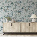 Arthouse Suzume - Teal Wallpaper | Buy Online Arthouse Suzume wallpaper, color Teal, SKU AH924500
