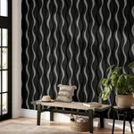 Arthouse Tazz wallpaper, color Black, SKU AH924502