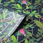 Arthouse Thelma - Navy Wallpaper | Buy Online Arthouse Thelma wallpaper, color Navy, SKU AH908003