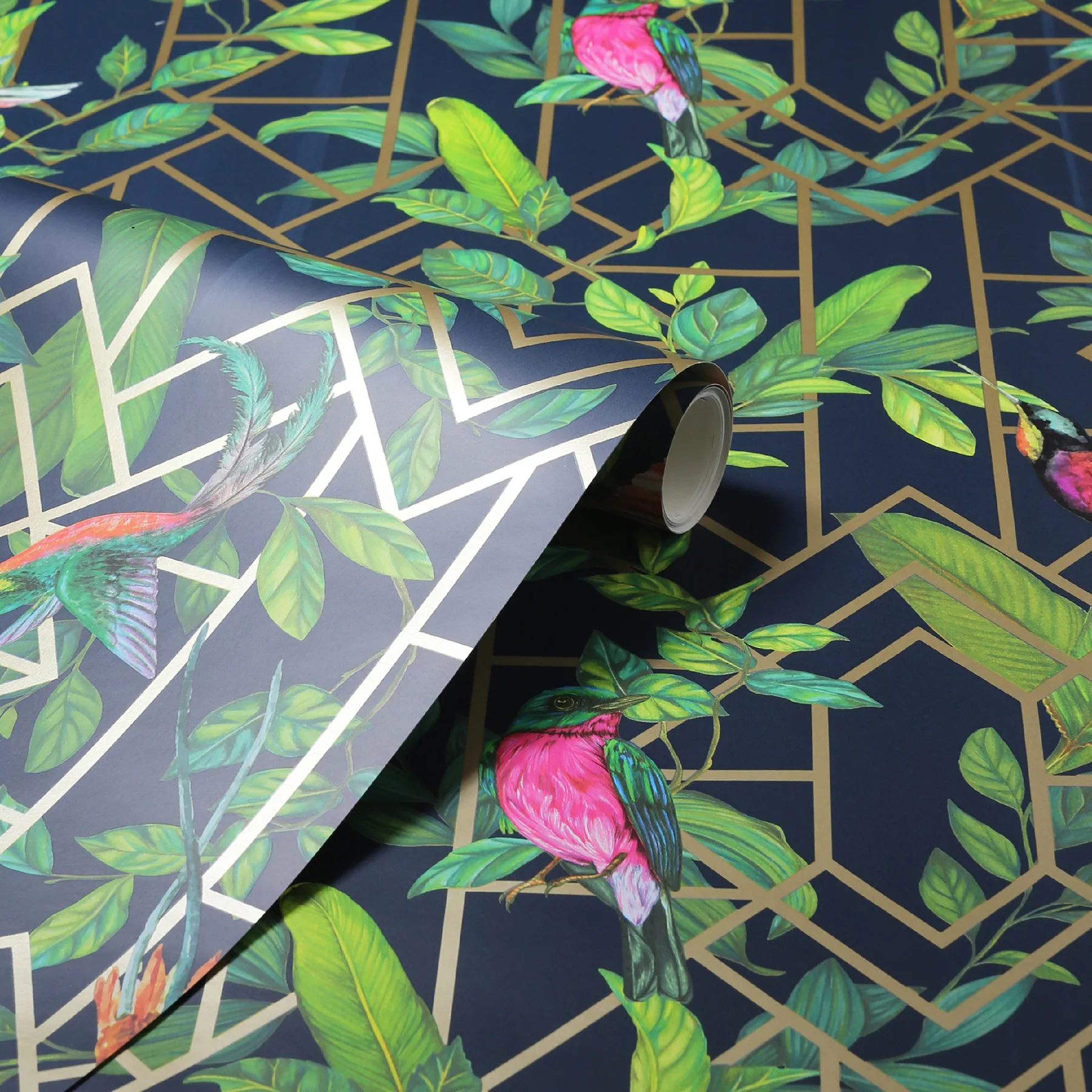 Arthouse Thelma - Navy Wallpaper | Buy Online Arthouse Thelma wallpaper, color Navy, SKU AH908003