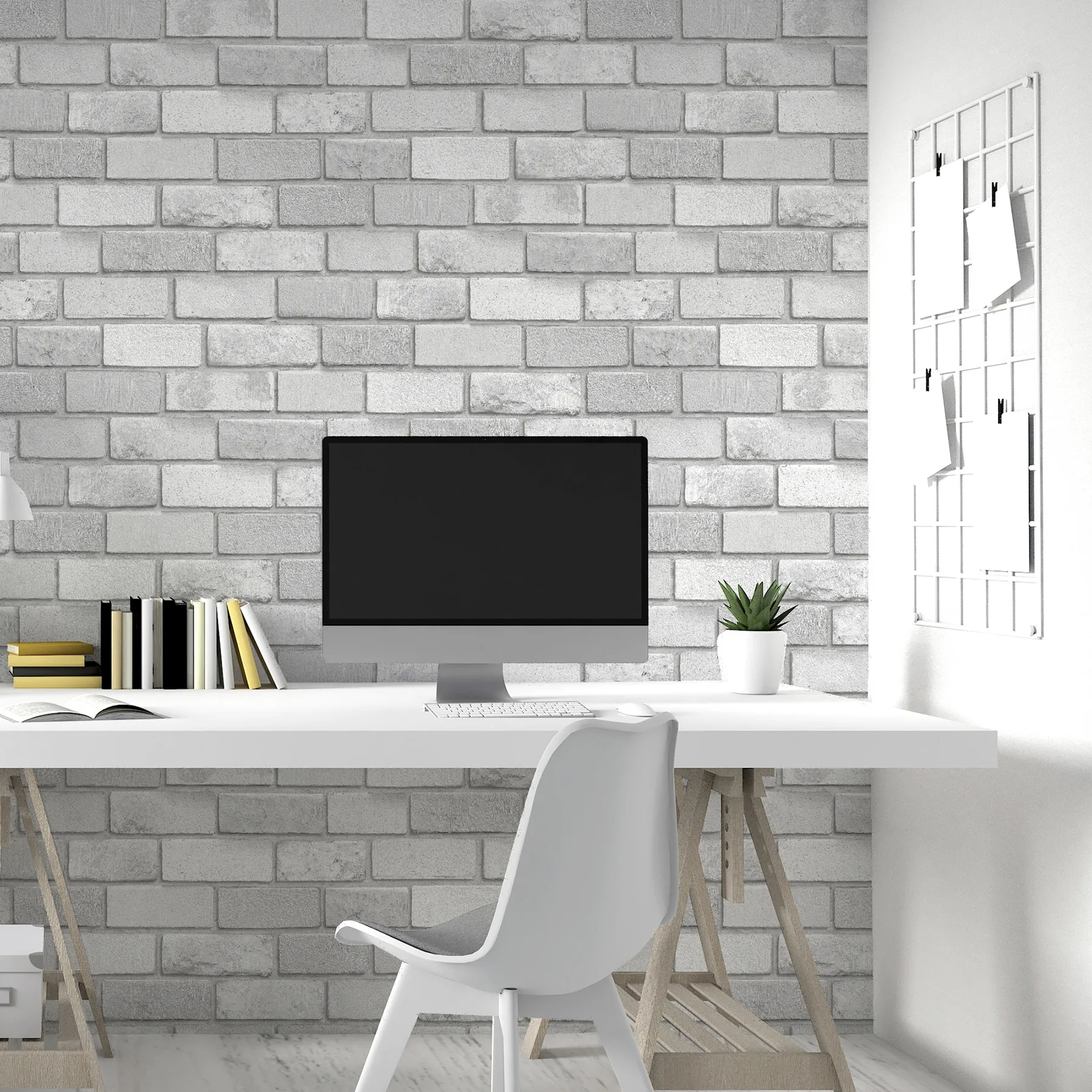 Arthouse Truman wallpaper, color Dove, SKU AH669401