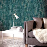 Arthouse Velour - Teal Wallpaper | Buy Online Arthouse Velour wallpaper, color Teal, SKU AH904005